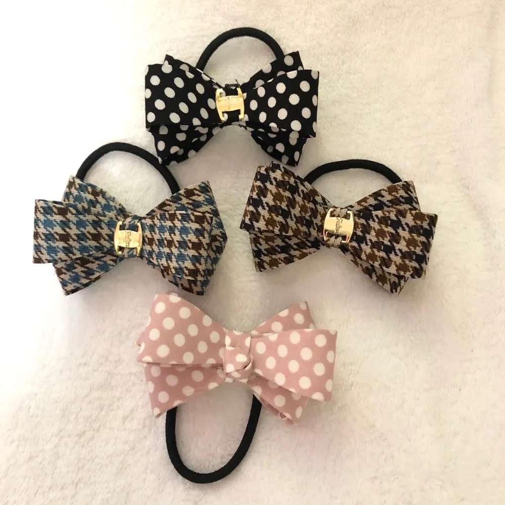 Structured Ribbon/Bow Hair Ties